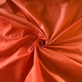 Buy Cinnabar Red Colour Pure Silk Fabrics Online in Delhi