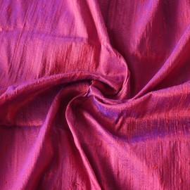 Buy Magenta Pink Colour Primium Pure Row Silk Fabrics Online in Delhi