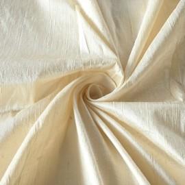 Buy Cream Colour Primium Pure Row Silk Fabrics Online in Delhi