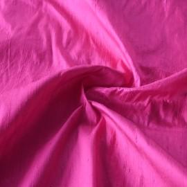 Buy Medium Red Violet Colour Premium Pure Row Silk Fabrics Online in Delhi