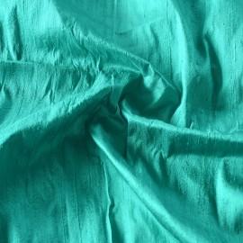 Buy Medium Turquoise Colour Primium Pure Row Silk Fabrics  Online in Delhi