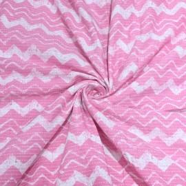 Buy Baby Pink Colour Cotton Print Fabrics Online in Delhi