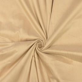 Buy Light Brown Colour Cotton Silk Fabrics Online in Delhi
