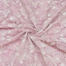 Buy Light Onion Pink Colour 40gm Silk Chanderi Thread Embroidery Fabrics Online in Delhi