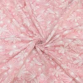 Buy Cherry Blossom Color 40gm Silk Chanderi Thread Embroidery Fabrics Online in Delhi