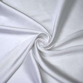 Buy White Viscose Satin Fabrics Width 44