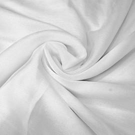 Buy White Viscose Chiffon Fabrics Width 44