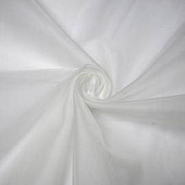 Buy White Pure Organza Silk Fabrics 28gm Width 44