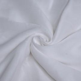 Buy White Pure Rajni Silk Chiffon Fabrics Width 44