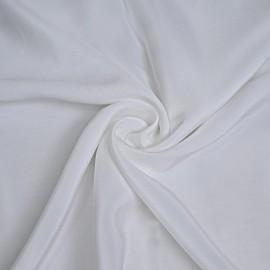 Buy White Pure Crepe Silk Fabrics 80gm Width 44