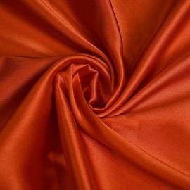 Buy Vermilion Red Colour Poly Satin Fabrics Online in Delhi
