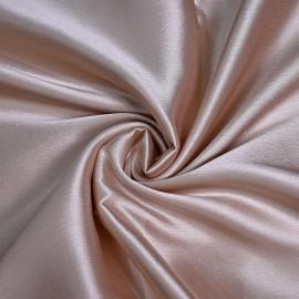 Buy Peach Blush Colour Poly Satin Fabrics Online in Delhi
