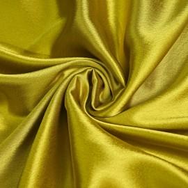 Buy Dark Yellow Colour Poly Satin Fabrics Online in Delhi