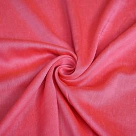 Buy Neon Fuchsia Colour Moonga Silk Fabrics Online in Delhi