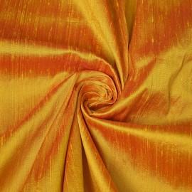 Buy Mustard Colour Premium Pure Raw Silk Fabrics Online in Delhi