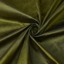 Buy Moss Green 80gm China Dupion Silk Fabrics Online in Delhi