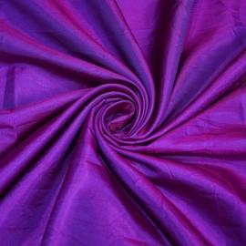 Buy Purple Colour Semi Silk Fabrics Online in Delhi