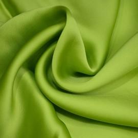 Buy Lime Green Colour Dyed Satin Organza Fabrics Online in Delhi