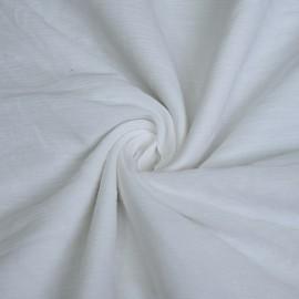 Buy White Colour Wrinkle Cotton Fabrics  Online in Delhi