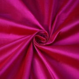 Buy Wild Strawberry Pink Colour Pure Dupion Silk Fabrics Online in Delhi