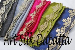 Buy Art Silk Dupatta Online in Delhi