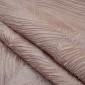 Blush Peach Colour Satin Organza Abstract Pleated Fabrics 58