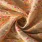 Beige Colour Pure Satin Kimkhab Brocade Banarasi Fabrics 44