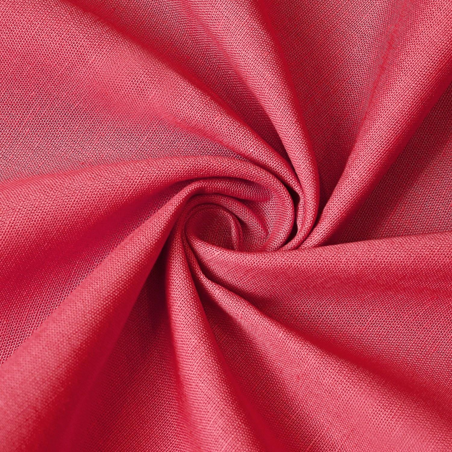 Paradise Pink Colour Rayon Cotton Fabrics